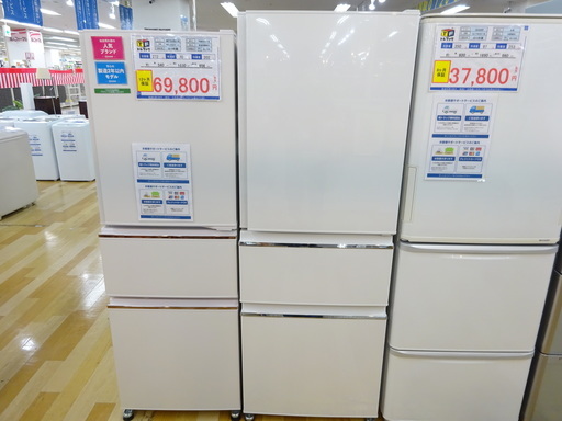 安心の1年保証付！2017年製 MITSUBISHIの3ドア冷蔵庫です！