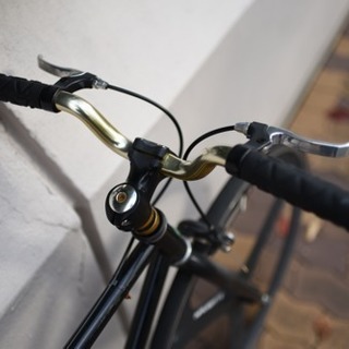 【12/17まで引き取り限定★】シンプルおしゃれ　ピストバイク ブラック おまけ付き 大阪 良品