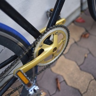 【12/17まで引き取り限定★】シンプルおしゃれ　ピストバイク ブラック おまけ付き 大阪 良品