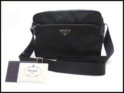 PRADA プラダ ナイロン ショルダーバッグ 黒 BＴ0116