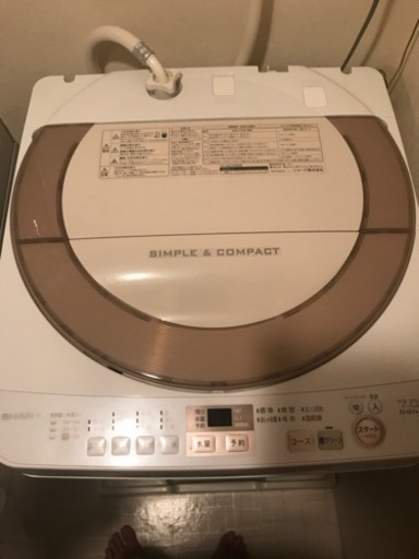 一人暮らし用の洗濯機✨✨