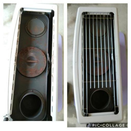 【商談中】ストーブ トヨトミ 煙突式 灯油タンク付き