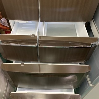三菱 6ドア冷蔵庫 2011年 MR-E57S-DW3 565L 中古