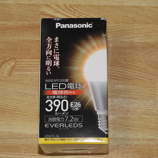 【値下げしました】新品◆パナソニック E26 LED電球 電球色...