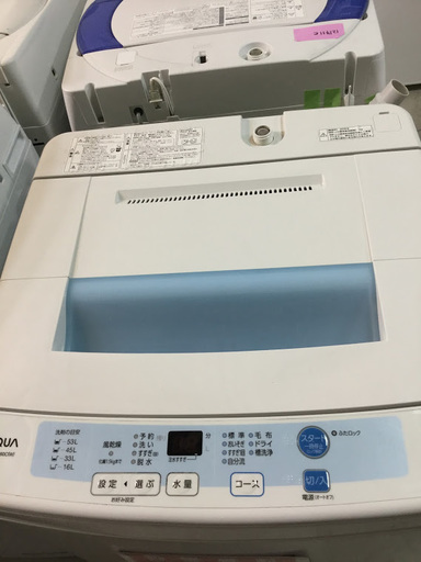 代引き人気  【送料無料・設置無料サービス有り】洗濯機 AQUA 中古 AQW-S60C 洗濯機