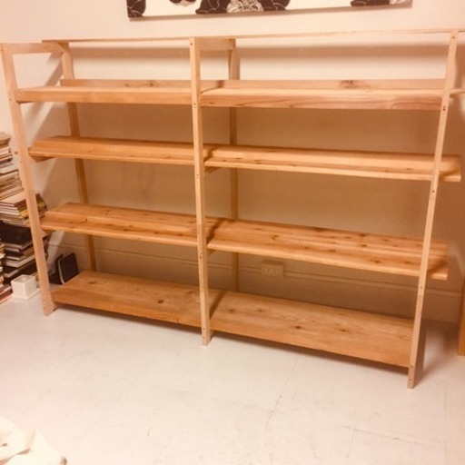 こちらの商品はお取引者ご決定しました‼️ DIYの木製棚 (塚田佳弘) 大阪の家具の中古あげます・譲ります｜ジモティーで不用品の処分