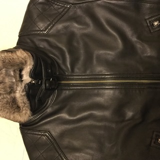 バーバリーブラックレーベル 羊皮レザージャケット 稀少S    (値引きしました)