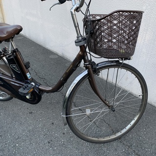 地域限定送料無料 パナソニック ビビ シティ 新基準 8AH 27インチ 茶