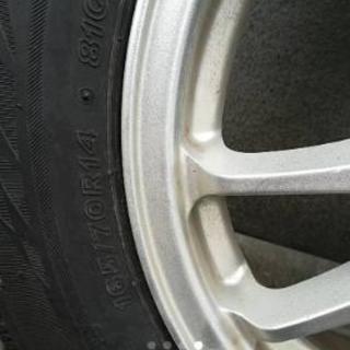 ブリヂストン冬タイヤ4本セット✨スタッドレス✨マーチ用165*70*14R