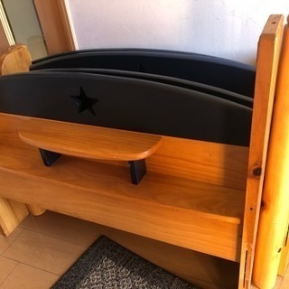 【0円】木製二段ベッド