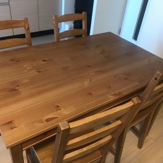 IKEA テーブル＆椅子セット