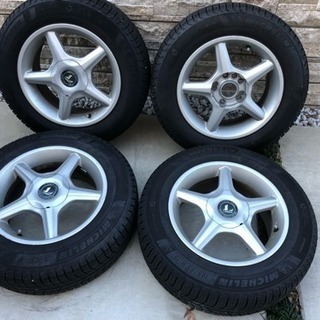 ミシュランスタッドレス195/65R15 ホイル付（9部山）