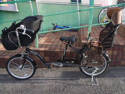 2018年車 子供乗せ 三人乗り 自転車 スイートリブ-20インチ