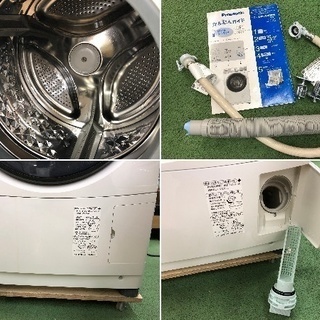 美品【 Panasonic 】パナソニック プチドラム 洗濯6㎏/乾燥3㎏ ドラム洗濯機 マンションサイズ スリム ダンシング洗浄