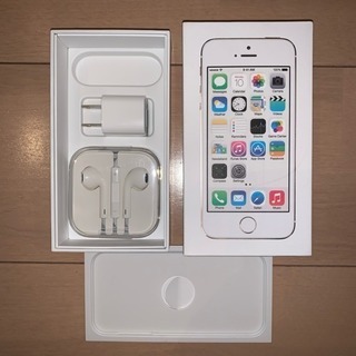 iPhone5S箱、イヤフォン、USBアダプター未使用品