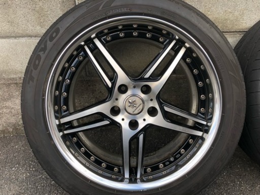 WORK DURANDAL DD1 ワークデュランダル 19x8.5J +28 （F）19x9.5J +35 （R） PCD120 5H ブラックカットクリア