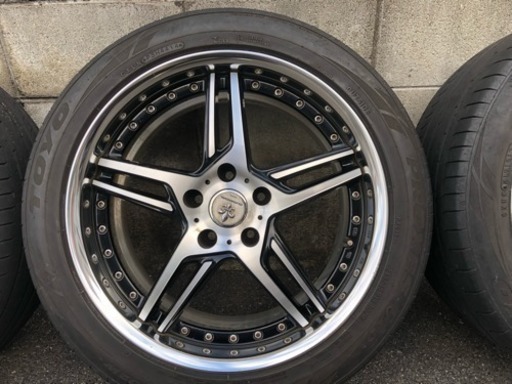 WORK DURANDAL DD1 ワークデュランダル 19x8.5J +28 （F）19x9.5J +35 （R） PCD120 5H ブラックカットクリア