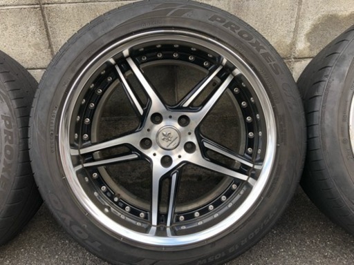 WORK DURANDAL DD1 ワークデュランダル 19x8.5J +28 （F）19x9.5J +35 （R） PCD120 5H ブラックカットクリア