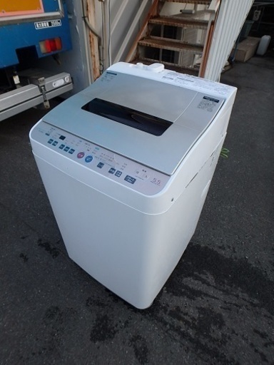 簡易清掃済み☆2008年製☆　シャープ 洗濯機5.5kg ES-TG55H-P