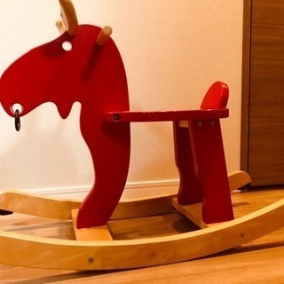 IKEA 子ども用木馬 EKORRE ロッキングムース おもちゃ