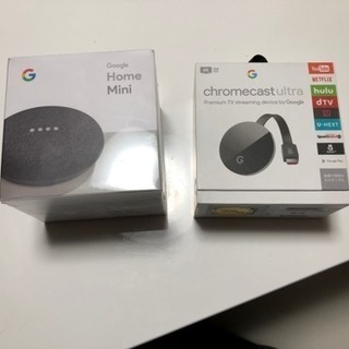 Google home mini   Chromecast ultra