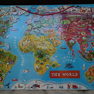 Janod ジャノー パズルワールドマップ