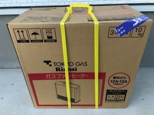 東京ガス、ガスファンヒーター 、TokyoGAS、RR-4015S-X