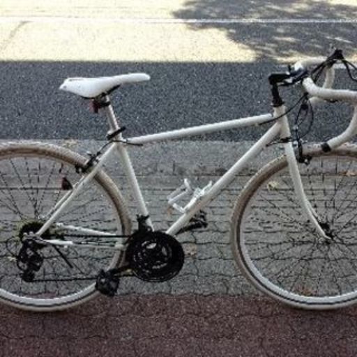 白い 700ｃロードバイクタイプ 21speed