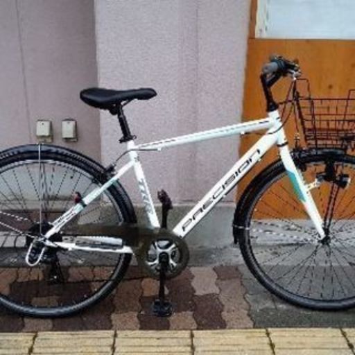 PRECISION TRG 700cクロスバイク 7speed/ホワイト PRECISION S 