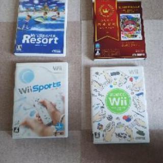 中古 Wiiソフト４本セット