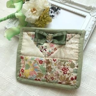 handmade♡No.S10♡パッチワーク♡手縫い♡限定1作品⚮̈﻿