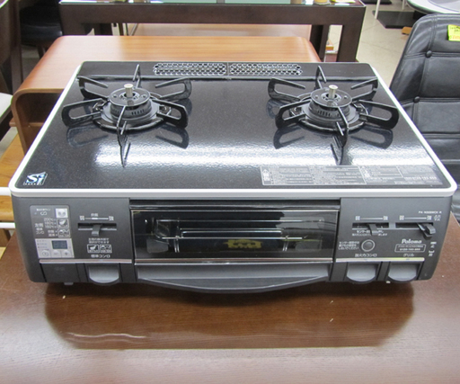 宮の沢店 パロマ LPガス対応 改造済 右強火タイプ ガステーブル ガラストップ PA-N308WCK 2013年製