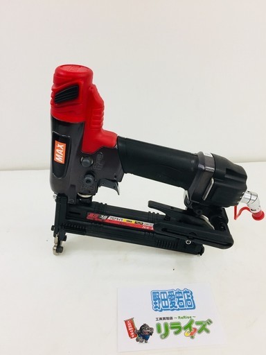 MAX　マックス　高圧フロア用釘打機　HA-38F3(D)-G　クールグレー　高圧ステープル用エアネイラ 【リライズ野田愛宕店】【店頭引取限定】【中古品】１点限り早い者勝ち！