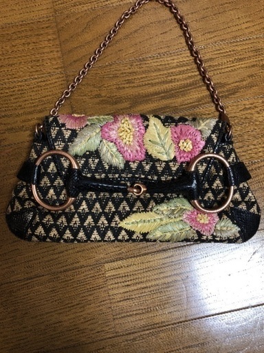 GUCCI ホースビット クラッチバッグ