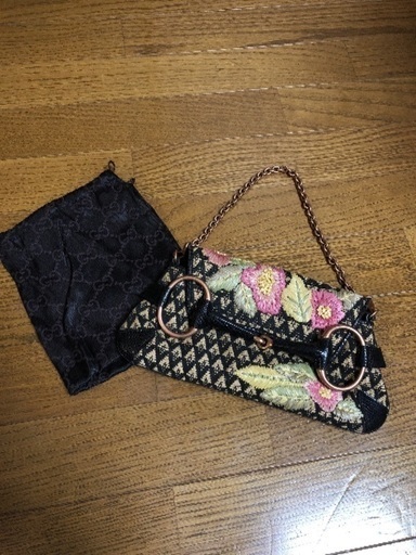 GUCCI ホースビット クラッチバッグ