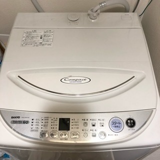SANYO 6kg 縦型 洗濯機