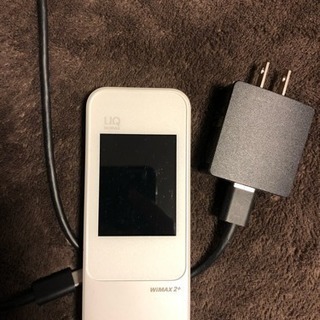 【値下げ】 UQ WiMAX2+ 中古 ケーブル付き