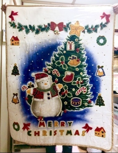 X Mas 光るbigツリータペストリー 蓄光 いち プロフ必読 茨木の年中行事用品 クリスマス の中古あげます 譲ります ジモティーで不用品の処分