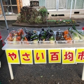 野菜販売100円市場•ू(ᵒ̴̶̷ωᵒ̴̶̷*•ू) ​ )♩♩