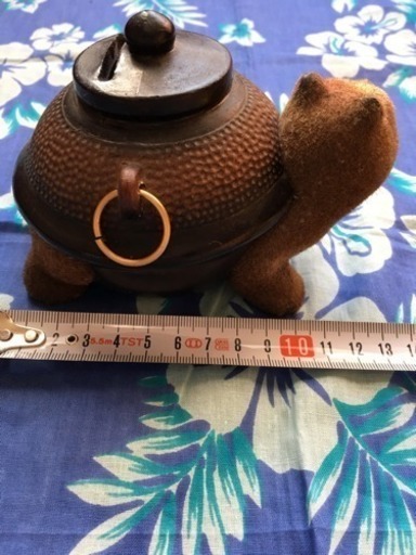 ぶんぶく茶釜 分福茶釜 タヌキ釜 狸 たぬき 置物