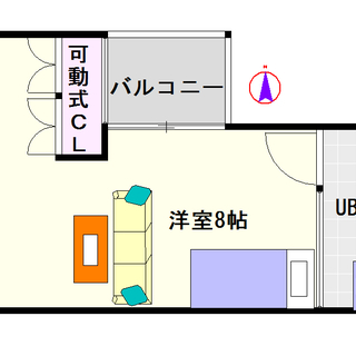 【studio apartment WK】2号タイプ！1Ｒタイプ...