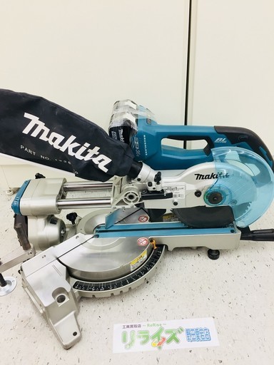 マキタ 190ミリ充電式スライドマルノコ LS714DZ 18V6.0Ah バッテリー2個付【リライズ野田愛宕店】【店頭引取限定】【中古品】１点限り早い者勝ち！