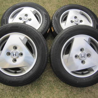 【美品】ホンダ　バモス純正　アルミ/タイヤセット　155/70R13　4本セット