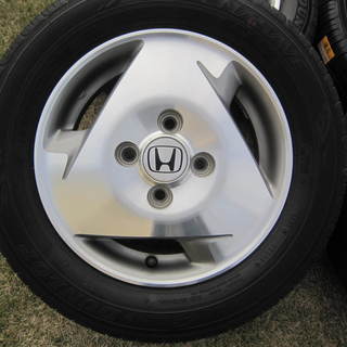 【美品】ホンダ　バモス純正　アルミ/タイヤセット　155/70R13　4本セット