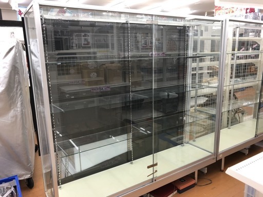 【店頭引取大歓迎】ガラスショーケース【ユーズドユーズ名古屋昭和店】2018/12/29まで
