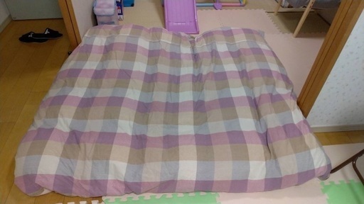 羽毛布団 カバー付き