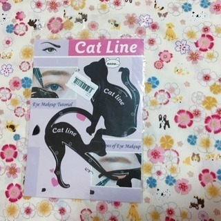 CatLineアイメイク猫目メイクパーティ結婚式型紙シート