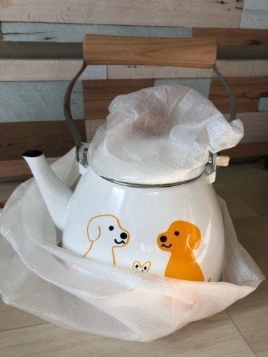 可愛い犬 やかん 未使用