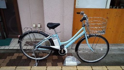 YAMAHA Pas City lithium 26吋電動アシスト自転車(6Ahバッテリー＋充電器)ライトブルー