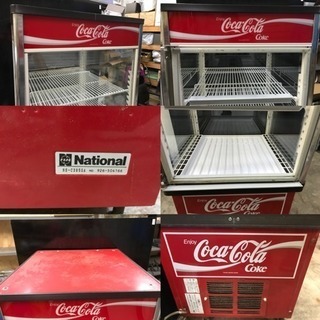 56☆my 超希少！コカコーラ 冷蔵ショーケース ロングタイプ Coca-cola